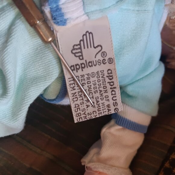 Precious Moments 1985 Doll Boy Baseball The Lambs 14" Vintage Collectible Plush - Picture 9 of 10